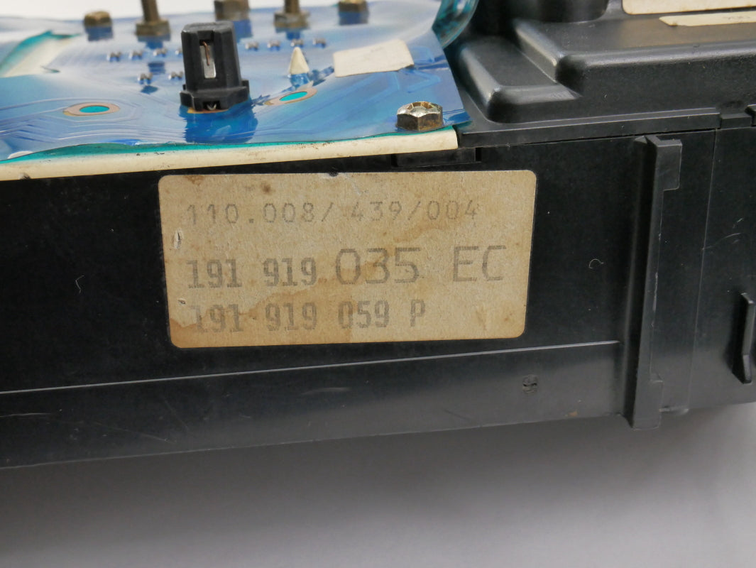 Gauge Cluster Speedometer Tach 89-92 VW Jetta Golf MK2 CE2 . 191 919 035 EC