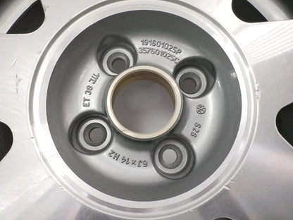 NOS 14" Wheel Rim 4x100 VW Jetta MK2 Cabriolet Passat B3 Genuine - 357 601 025 C