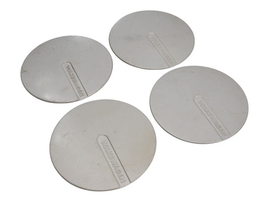 144mm Wheel Center Hub Cap Set 85-93 VW Cabriolet - Genuine - 191 601 149 C