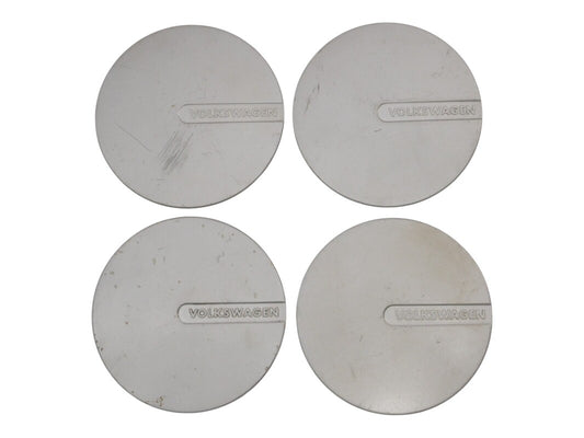 144mm Wheel Center Hub Cap Set 85-93 VW Cabriolet - Genuine - 191 601 149 C