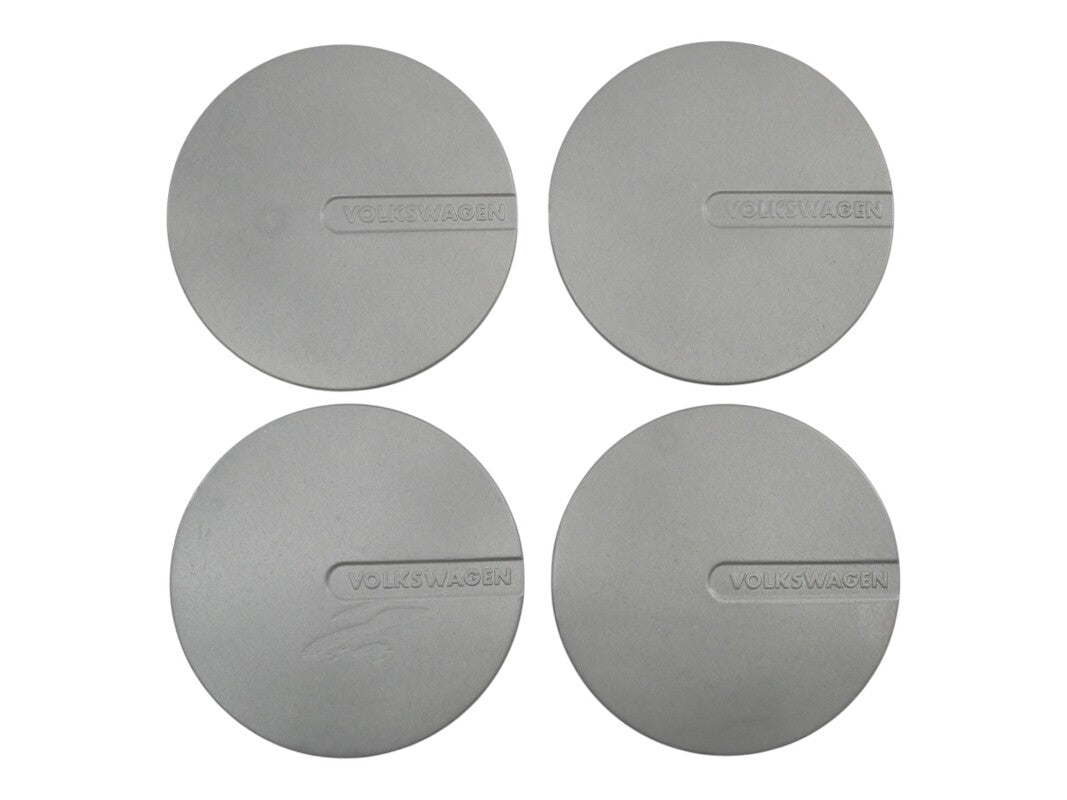 144mm Wheel Center Hub Cap Set 85-93 VW Cabriolet - Genuine OEM - 191 601 149 C