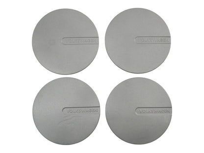 144mm Wheel Center Hub Cap Set 85-93 VW Cabriolet - Genuine OEM - 191 601 149 C