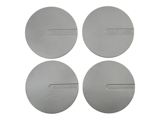 144mm Wheel Center Hub Cap Set 85-93 VW Cabriolet - Genuine OEM - 191 601 149 C