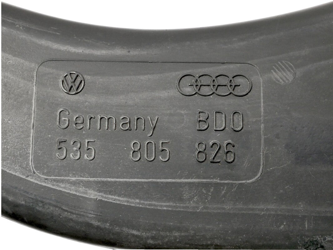 RH Brake Duct Tube 90-94 VW Corrado G60 SLC VR6 - Genuine - 535 805 826