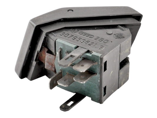 Rear Defrost Window Heater Dash Switch Button 87-93 VW Fox - OEM - 307 959 621.3