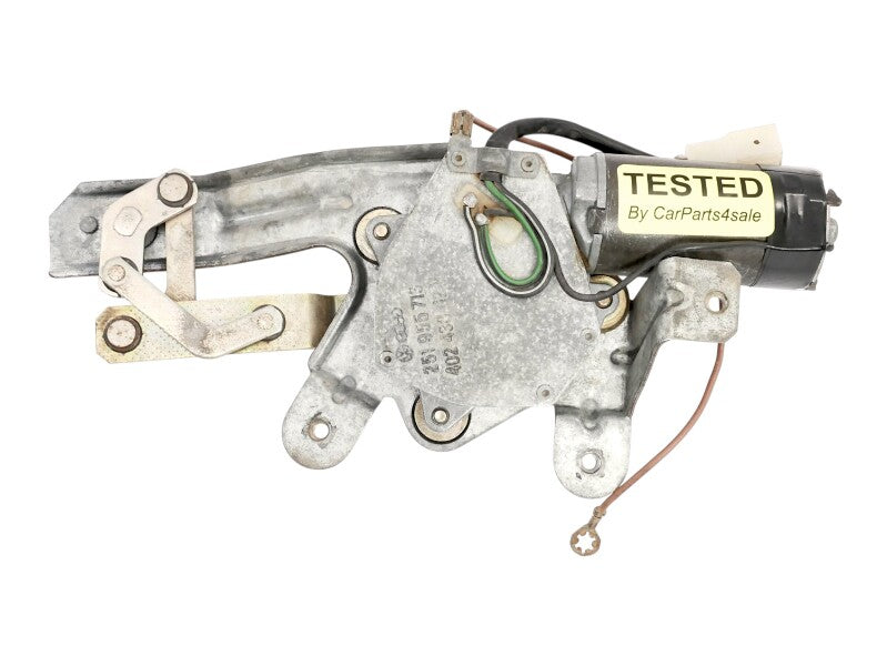 Rear Hatch Wiper Motor & Linkage 80-91 VW Vanagon T3 - OEM - 251 955 713 / 715