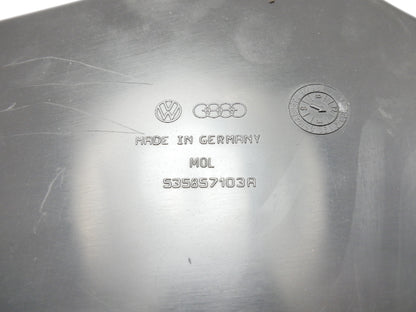 Glovebox Glove Box Compartment 90-94 VW Corrado SLC G60 - Black - 535 857 103 A
