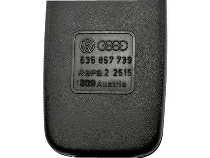 LH Rear Seatbelt Seat Belt Receiver Buckle 90-94 VW Corrado - OEM - 535 857 739