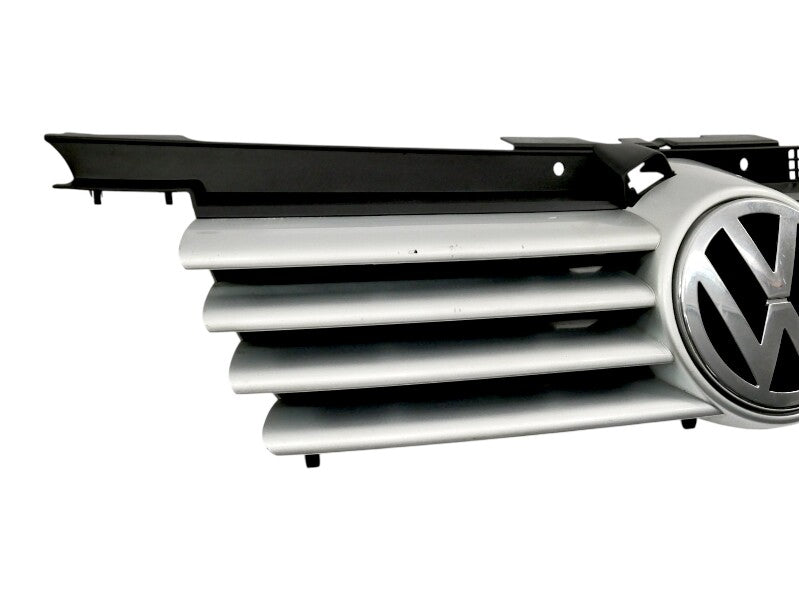 Upper Grill Grille 99-05 VW Jetta MK4 LA7W Reflex Silver Genuine - 1J5 853 655 C