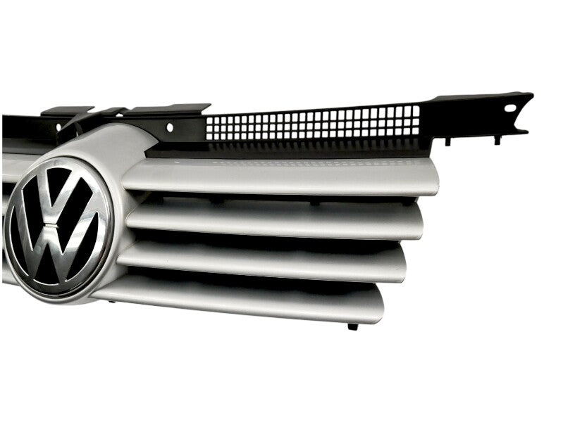 Upper Grill Grille 99-05 VW Jetta MK4 LA7W Reflex Silver Genuine - 1J5 853 655 C