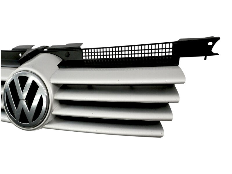 Upper Grill Grille 99-05 VW Jetta MK4 LA7W Reflex Silver Genuine - 1J5 853 655 A