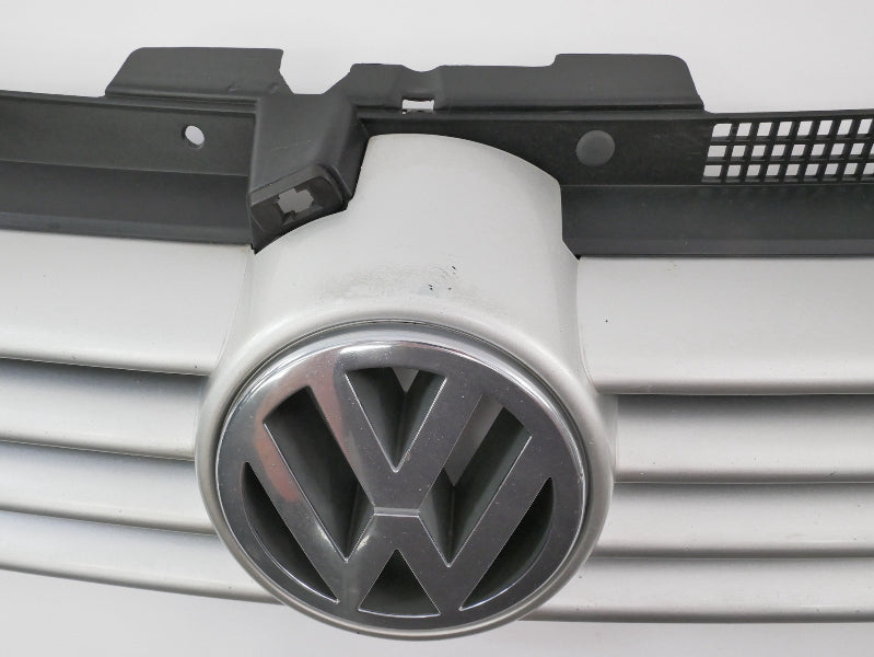 Upper Grill Grille 99-05 VW Jetta MK4 LA7W Reflex Silver Genuine - 1J5 853 655 A