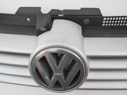 Upper Grill Grille 99-05 VW Jetta MK4 LA7W Reflex Silver Genuine - 1J5 853 655 A