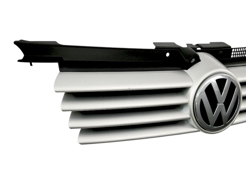 Upper Grill Grille 99-05 VW Jetta MK4 LA7W Reflex Silver Genuine - 1J5 853 655 A