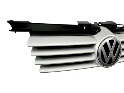 Upper Grill Grille 99-05 VW Jetta MK4 LA7W Reflex Silver Genuine - 1J5 853 655 A
