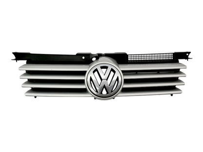 Upper Grill Grille 99-05 VW Jetta MK4 LA7W Reflex Silver Genuine - 1J5 853 655 A