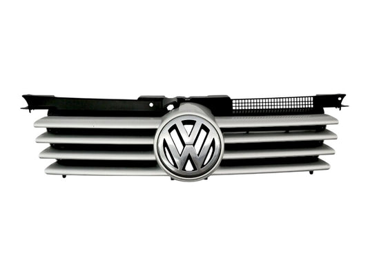 Upper Grill Grille 99-05 VW Jetta MK4 LA7W Reflex Silver Genuine - 1J5 853 655 A
