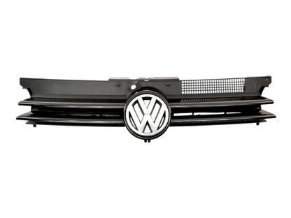 Grill Grille & Emblem 99-05 VW Golf GTI MK4 - L041 Black - Genuine - 1J0 853 655 G