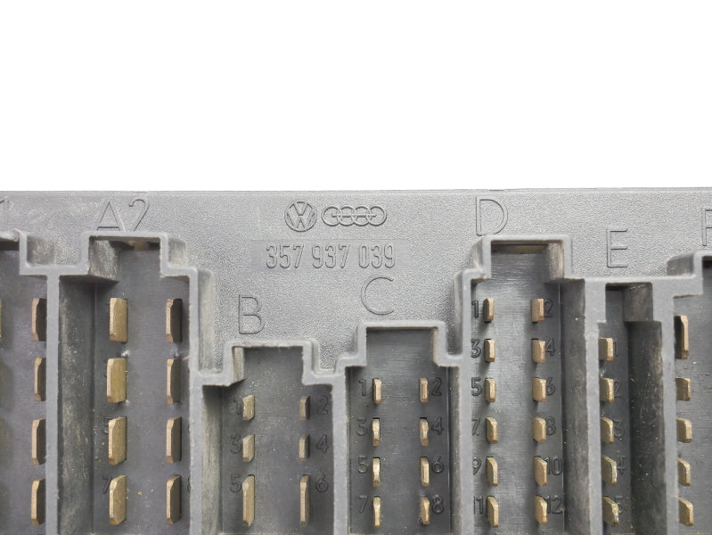 Dash Fuse Box Relay Panel 90-92 VW Corrado G60 ~ Genuine OEM ~ 357 937 039