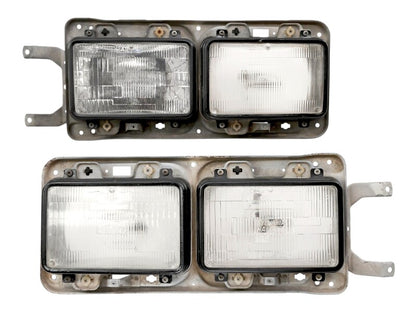 Headlight Head Light Lamp Bracket & Adjusters Set 82-88 VW Scirocco Mk2 - OEM