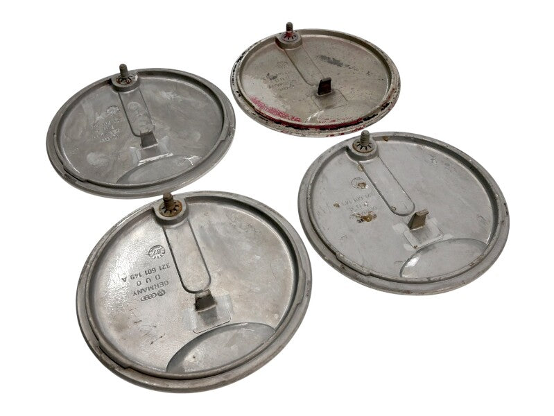 4x Tear Drop Wheel Center Hub Cap Set 85-92 VW Jetta Golf GTI MK2 321 601 149 A