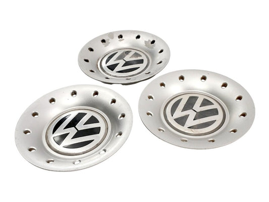 3x Wheel Center Hub Cap 99-05 VW Jetta GTI MK4 - Genuine - 1J0 601 149 E