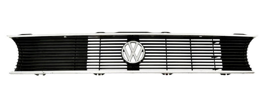 Single Round Early Grill Grille & Emblem 75-84 VW Rabbit Mk1 OEM - 171 853 653 G
