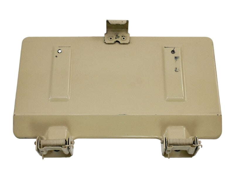 Rear License Plate Oil Filler Flap Door 80-91 VW Vanagon T3 - L567 Ivory - OEM