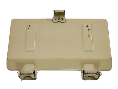Rear License Plate Oil Filler Flap Door 80-91 VW Vanagon T3 - L567 Ivory - OEM