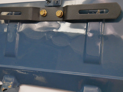Rear License Plate Oil Filler Flap Door 80-91 VW Vanagon T3 - Blue - Genuine OEM