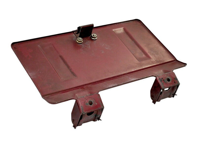 Rear License Plate Oil Filler Flap Door 80-91 VW Vanagon T3 LB3V Titan Red - OEM