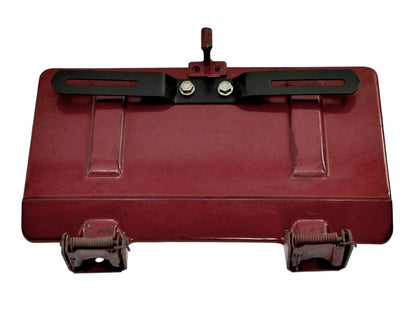 Rear License Plate Oil Filler Flap Door 80-91 VW Vanagon T3 LB3V Titan Red - OEM