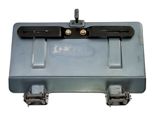 Rear License Plate Oil Filler Flap Door 80-91 VW Vanagon T3 LH5U Dove Blue - OEM