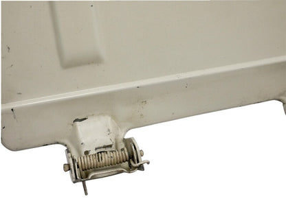 Rear License Plate Oil Filler Flap Door 80-91 VW Vanagon T3 - White - OEM