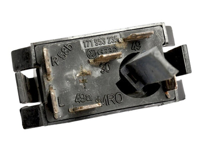 Hazard Switch Flasher 80-91 VW Vanagon T3 - Genuine OEM - 171 953 235