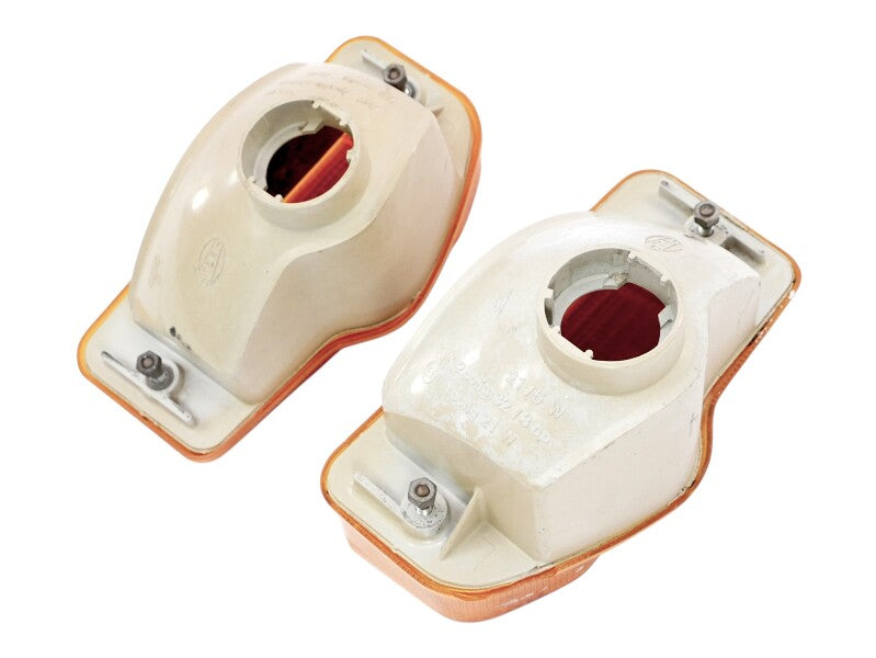 Turn Signal Corner Light Lamp Set 75-77 VW Scirocco MK1 Early Genuine OEM Hella