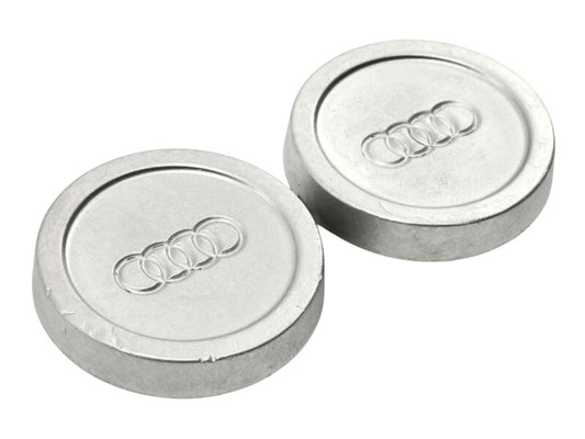2x Wheel Center Hub Cap Audi 4000 - Genuine OEM - 811 601 165