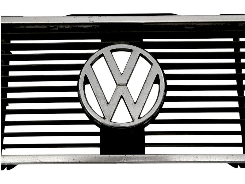 Single Round Early Grill Grille & Emblem 75-84 VW Rabbit Mk1 OEM - 171 853 653 D