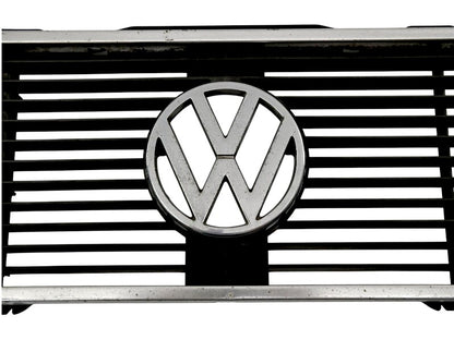 Single Round Early Grill Grille & Emblem 75-84 VW Rabbit Mk1 OEM - 171 853 653 D