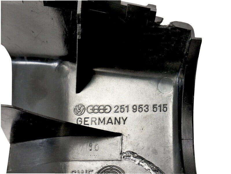 Upper Steering Column Ignition Cover Trim 80-91 VW Vanagon - Black - 251 953 515