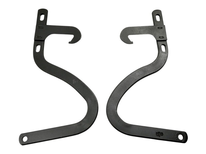 Hood Hinges Set 75-92 VW Rabbit Jetta Golf GTI MK1 MK2 Black - 175 823 301 & 302