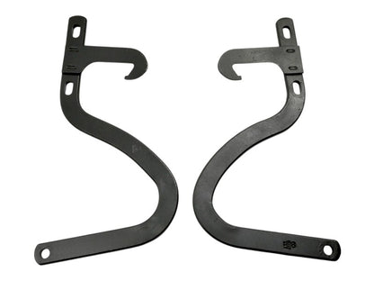 Hood Hinges Set 75-92 VW Rabbit Jetta Golf GTI MK1 MK2 Black - 175 823 301 & 302