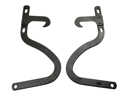 Hood Hinges Set 75-92 VW Rabbit Jetta Golf GTI MK1 MK2 Black - 175 823 301 & 302
