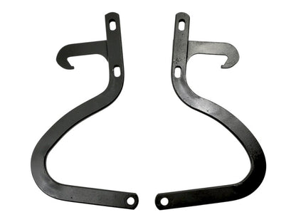 Hood Hinges Set 75-92 VW Rabbit Jetta Golf GTI MK1 MK2 Black - 175 823 301 & 302