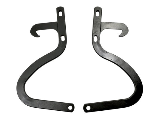Hood Hinges Set 75-92 VW Rabbit Jetta Golf GTI MK1 MK2 Black - 175 823 301 & 302