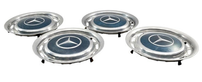 Vintage 14" Mercedes Hub Cap Wheel Cover Set W114 W115 W123 R107 W108 - Genuine
