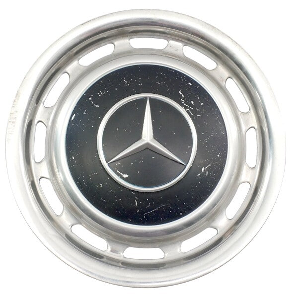 Vintage 14" Mercedes Hub Cap Wheel Cover Set W114 W115 W123 R107 W108 Dark Blue