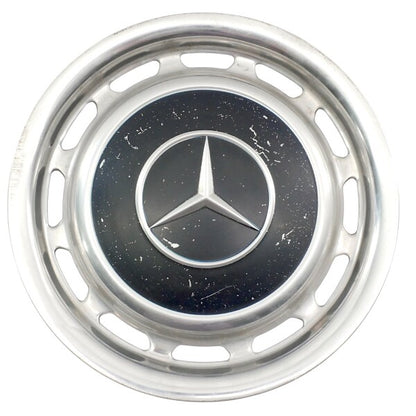 Vintage 14" Mercedes Hub Cap Wheel Cover Set W114 W115 W123 R107 W108 Dark Blue