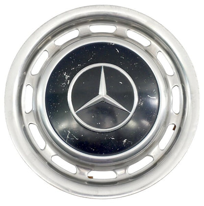 Vintage 14" Mercedes Hub Cap Wheel Cover Set W114 W115 W123 R107 W108 Dark Blue
