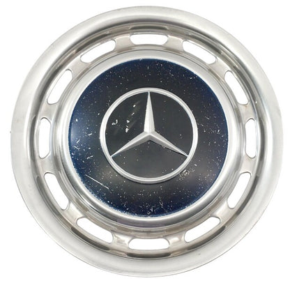 Vintage 14" Mercedes Hub Cap Wheel Cover Set W114 W115 W123 R107 W108 Dark Blue
